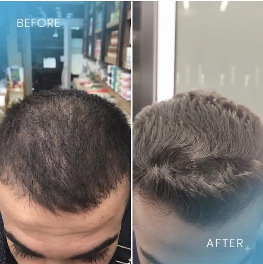 Hair transplant result